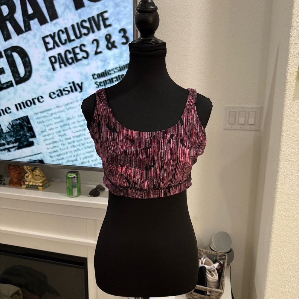 lululemon athletica Pink Strappy Sports Bra